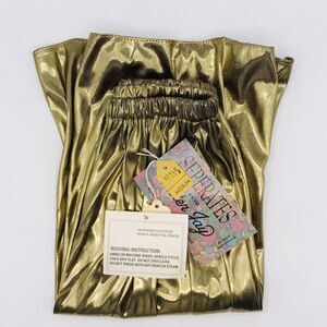 Vintage Skirt Mister Jay Fashions Int Double Jersey Foil Printed Womens M